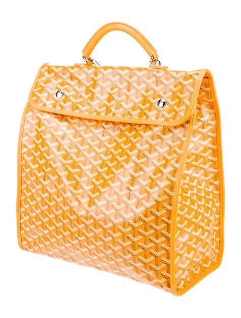 goyard yellow backpack|Goyard saint leger backpack price.